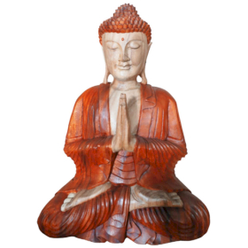 Statua Buddha Artigianale - 60cm Namaskara Mudra