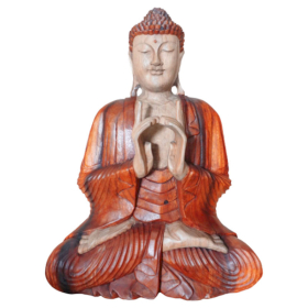 Statua Buddha Artigianale - 60cm Yoga Mudra