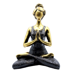 Yoga Lady - Bronzo e Nera 24cm