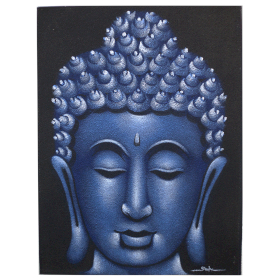 Dipinto Buddah - Blu