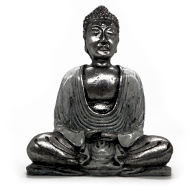 Buddha Bianco e Grigio - Medio