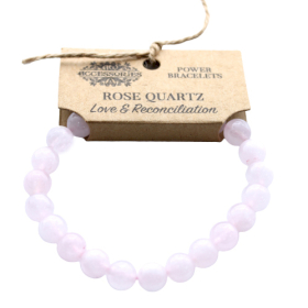 4x Power Bracelet - Quarzo Rosa