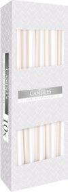 10x Candele coniche - Perla