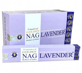 12x 15g Golden Nag - Incenso Lavanda