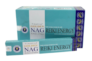 12x 15g Golden Nag - Incenso Energia Reiki