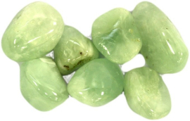 24x Pietre Burattate - Prehnite - L (Grado A)