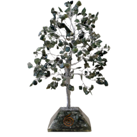 Albero di Gemme Base in Orgonite - 320 Pietre - Agata