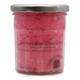 3x Scrub Corpo Profumato con Zucchero - Fragola - 300g