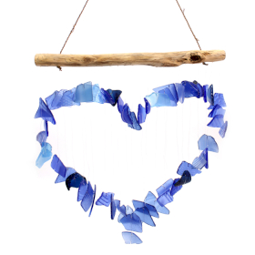 Campane Eoliche  - Blu - Cuore