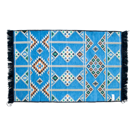 Tappeti Kilim 125x80 cm - Azzurro