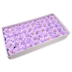 50x Fiori di Sapone DIY - Peonia S - Viola