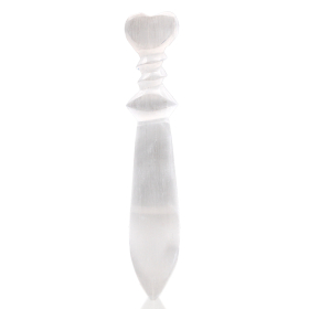 Coltello Cerimoniale in Selenite - Spirale