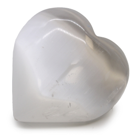 Cuore in Selenite - 10 cm