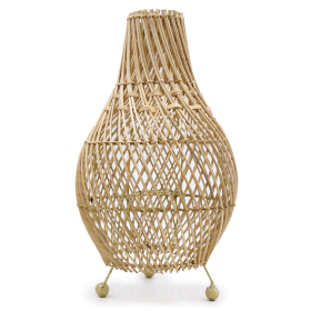 Lampada da Tavolo in Rattan - Naturale