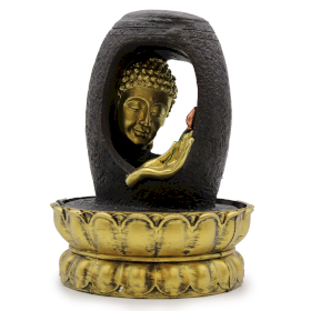 Fontanella d\'Acqua 30 cm - Buddha d\'Oro & Vitarka Mudra