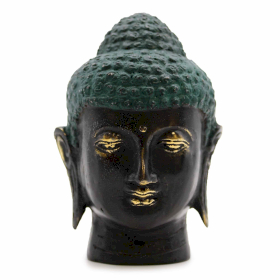 Testa del Buddha in Ottone - Media