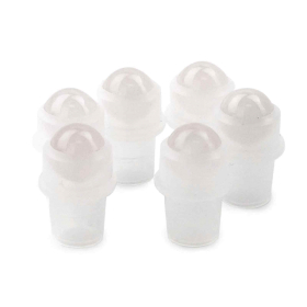 10x Punta con Roll-on per Bottiglie da 5ml - Quarzo di Rocca