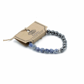 3x Braccialetti Magnetici Semi Preziosi - Sodalite