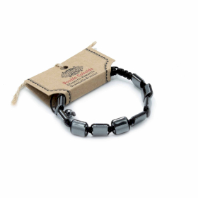 3x Braccialetti Shamballa in Ematite - Rettangolari