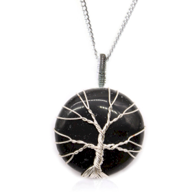 Collana Albero della Vita - Onice Nera