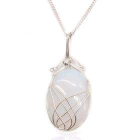 Collana con ciondolo - Opalite