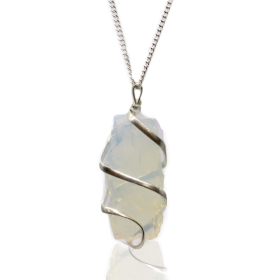 Collana a Spirale - Opalite Grezza