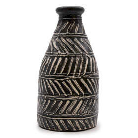 Vaso in Ceramica - Nero - Vaso Greco Conico