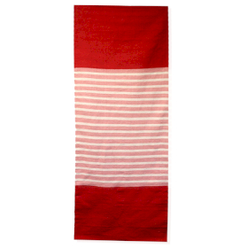 Tappeto Indiano in Cotone 70x170cm - Rosso e Rosa