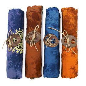 4x Sarong a Tema Celtico Monete Fortunate (4 Colori Assortiti)