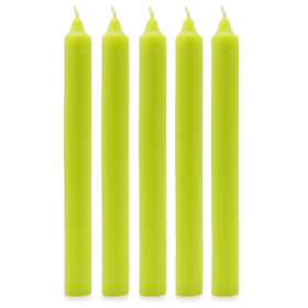 100x Candele da Tavola - Lime