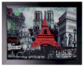 Stampe 3D 34x44cm - Vacanze Parigine