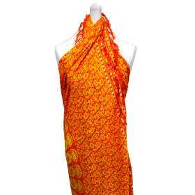 2x Arancione e Lime - Mandala Sarongs