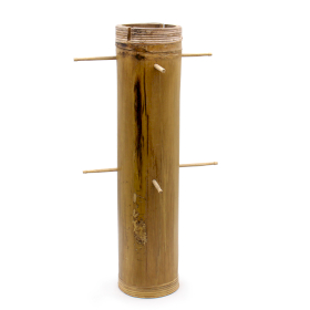 Espositore Tubolare in Bambù 8 Pioli - 68x15cm