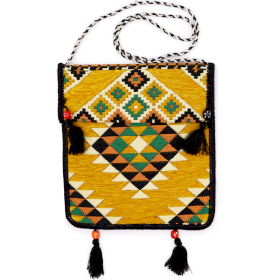 Kilim Messenger Bag - Giallo