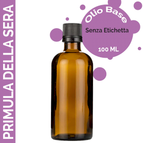 10x Olio Base di Primula Della Sera 100 Ml - Senza Etichetta