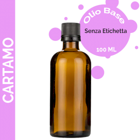 10x Olio Base di Cartamo - 100ml - Senza Etichetta