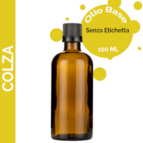 10x Olio Base di Colza - 100ml - Senza Etichetta