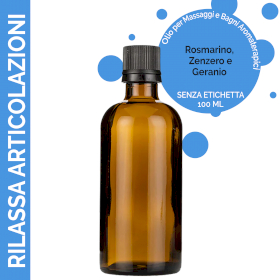 10x Olio per Massaggi 100ml - Rilassa Articolazioni (No Etichetta)