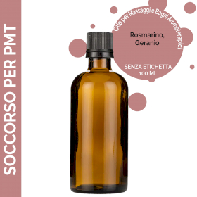 10x Olio per Massaggi 100ml - Soccorso per PMT (No Etichetta)