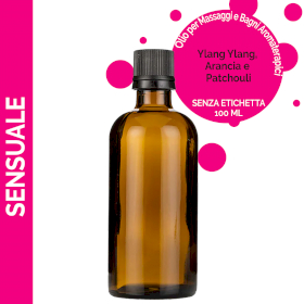 10x Olio per Massaggi 100ml - Sensuale (No Etichetta)