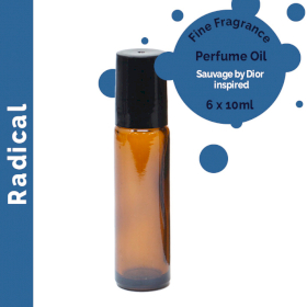 6x 10ml Fragranze Roll On (senza etichetta) - Radicale