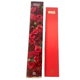 Fiori di Sapone Rose Rosse - Conf. Extra Lunga