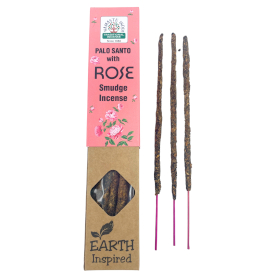 12x Incensi Smudge Ispirati alla Terra - Rosa