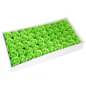 50x Fiori di Sapone DIY - Rosa M - Verde