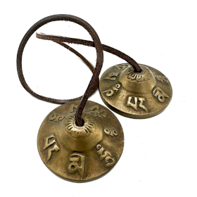 Cimbali Tibetani Tingsha - Simboli Portafortuna 6cm