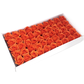 50x Fiori di Sapone DIY - Rosa M - Rosso Tramonto