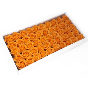 50x Fiori di Sapone DIY - Rosa M - Arancio