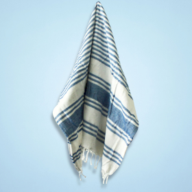 Asciugamano Hammam Spa 90x170cm - Blu Oceano