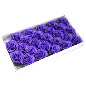 25x Fiori di Sapone DIY - Rosa L - Viola