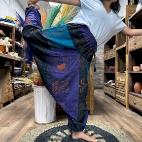 Pantalone Aladino da Yoga e Festival - Viola